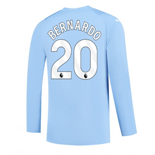 Echipament fotbal Manchester City Bernardo Silva #20 Tricou Acasa 2023-24 maneca lunga